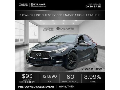 used 2017 INFINITI QX30 car, priced at $16,870
