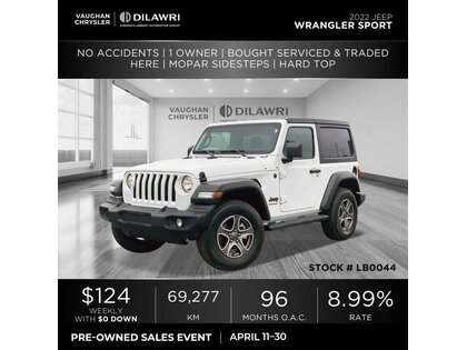 used 2022 Jeep Wrangler car, priced at $34,790