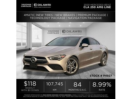 used 2020 Mercedes-Benz CLA 250 car, priced at $30,305