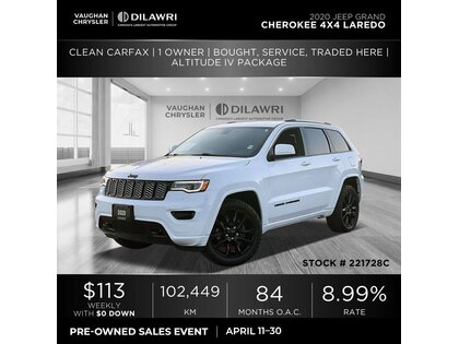 used 2020 Jeep Grand Cherokee car, priced at $27,600