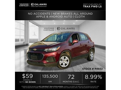 used 2017 Chevrolet Trax car, priced at $11,900