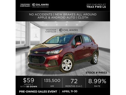 used 2017 Chevrolet Trax car, priced at $11,900