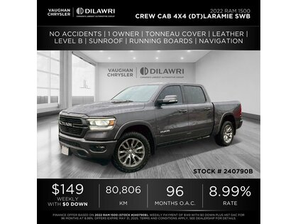 used 2022 Ram 1500 Crew Cab car, priced at $49,457
