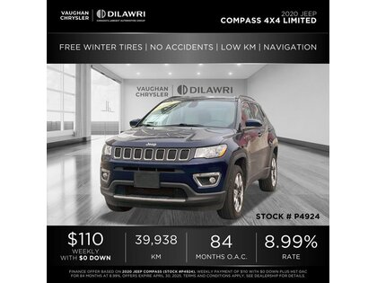 used 2020 Jeep Compass car, priced at $28,683