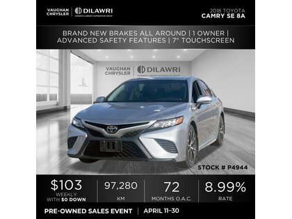 used 2018 Toyota Camry car, priced at $24,292