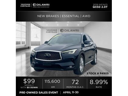 used 2019 INFINITI QX50 car, priced at $21,900