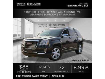 used 2017 GMC Terrain car, priced at $19,670
