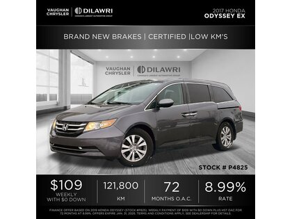 used 2017 Honda Odyssey car, priced at $24,986