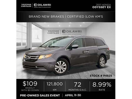 used 2017 Honda Odyssey car, priced at $24,986
