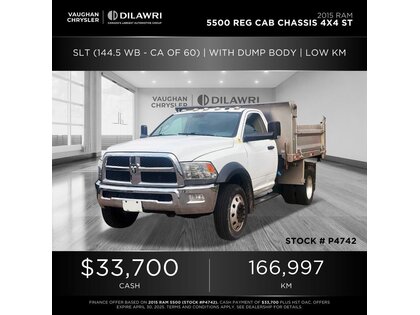 used 2015 Ram RAM 5500 Reg Cab Chassis 4x4 car, priced at $32,700
