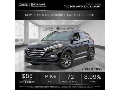 used 2018 Hyundai Tucson car, priced at $19,712