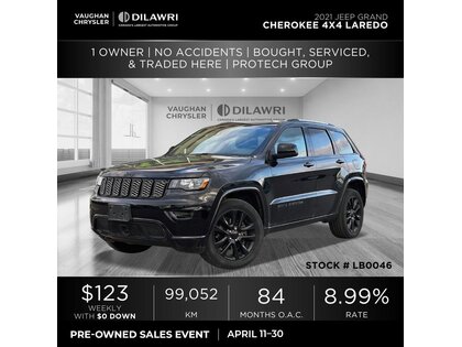 used 2021 Jeep Grand Cherokee car, priced at $32,721