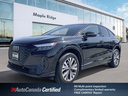 used 2023 Audi Q4 e-tron Sportback car, priced at $46,995