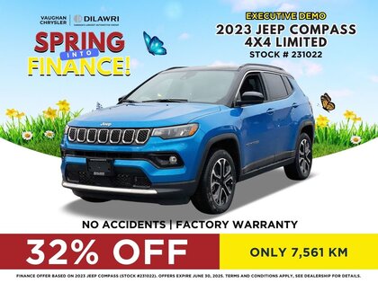 used 2023 Jeep Compass car, priced at $53,851