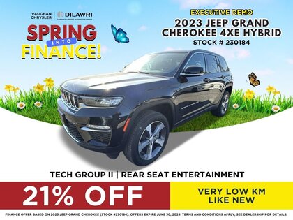 used 2023 Jeep Grand Cherokee car, priced at $64,000