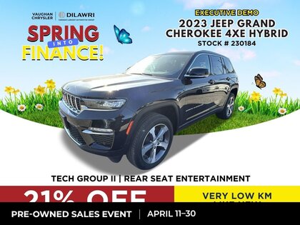 used 2023 Jeep Grand Cherokee car, priced at $64,000