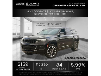 used 2021 Jeep Grand Cherokee car, priced at $42,000