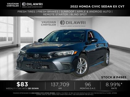 used 2022 Honda Civic car, priced at $24,872