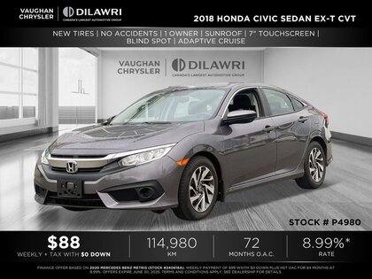 used 2018 Honda Civic car, priced at $19,780