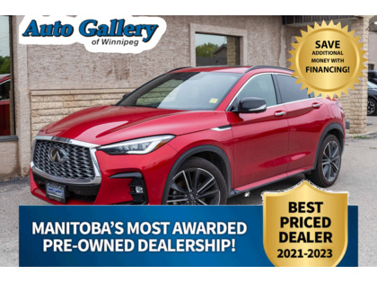 used 2022 INFINITI QX55 car, priced at $42,997