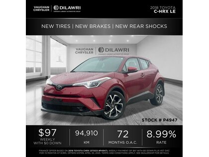 used 2018 Toyota C-HR car, priced at $19,841
