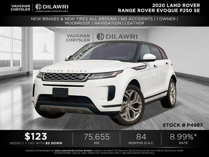 used 2020 Land Rover Range Rover Evoque car, priced at $32,740