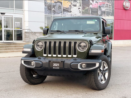 used 2021 Jeep Wrangler Unlimited car, priced at $38,779