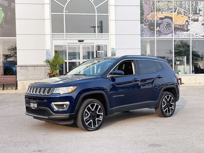 used 2018 Jeep Compass car, priced at $21,416