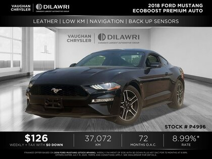 used 2018 Ford Mustang car, priced at $31,412
