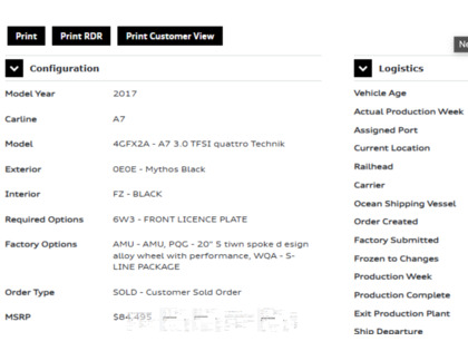used 2017 Audi A7 car, priced at $30,900