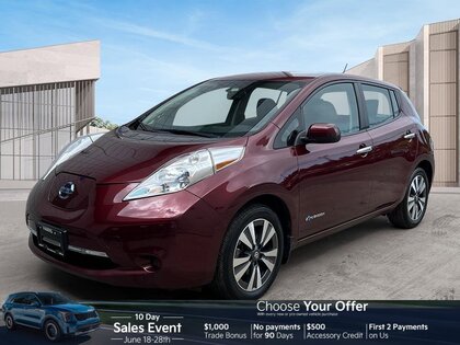 used 2017 Nissan Leaf car, priced at $14,994