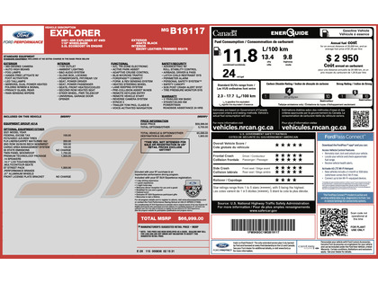 used 2021 Ford Explorer car, priced at $45,900
