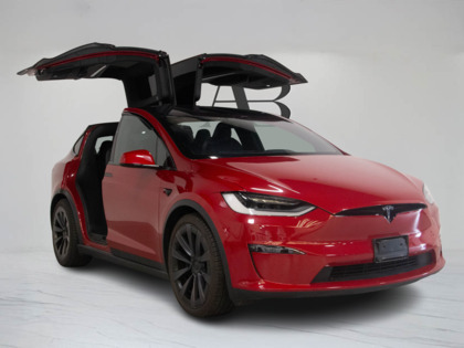 used 2022 Tesla Model X car, priced at $89,900