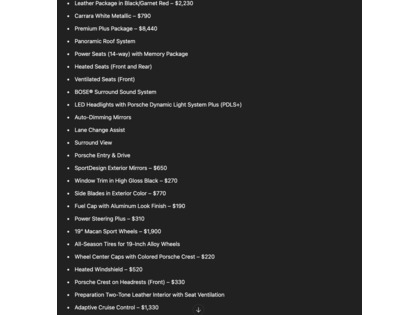 used 2021 Porsche Macan car, priced at $46,900