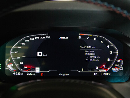 used 2022 BMW M3 car, priced at $109,900