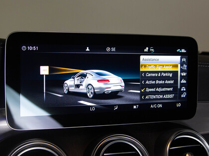 used 2021 Mercedes-Benz C-Class car, priced at $47,900