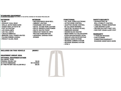 used 2021 Lincoln Nautilus car, priced at $32,900