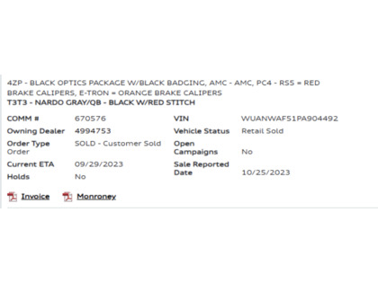 used 2023 Audi RS 5 Coupe car, priced at $84,900