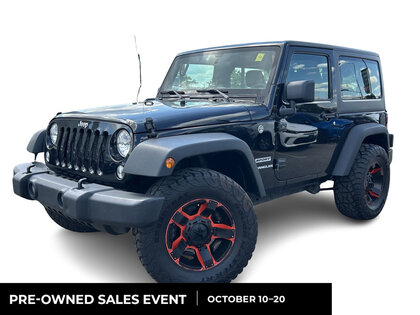 used 2016 Jeep Wrangler car, priced at $20,994