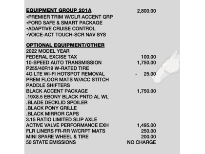 used 2022 Ford Mustang car, priced at $33,900