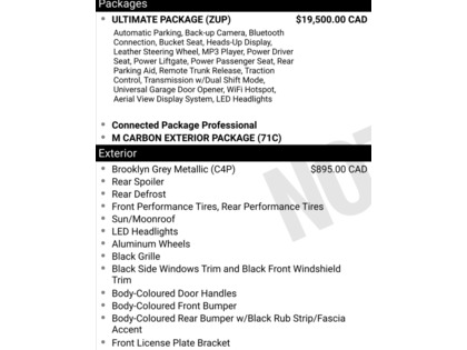 used 2021 BMW M4 car, priced at $89,900