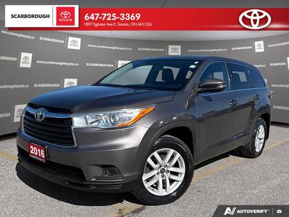 used 2016 Toyota Highlander car, priced at $19,990