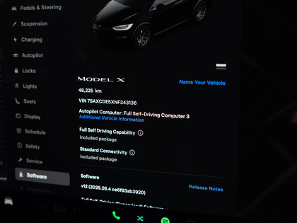 used 2022 Tesla Model X car, priced at $84,900