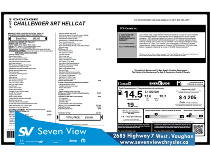 used 2023 Dodge Challenger car, priced at $269,997