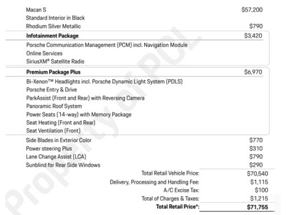 used 2016 Porsche Macan car, priced at $25,900