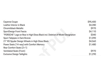 used 2024 Porsche Cayenne car, priced at $112,900